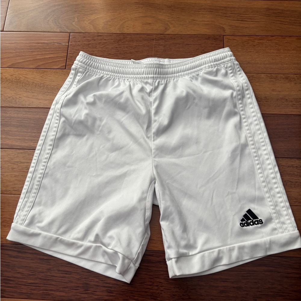 Adidas Boys White Shorts